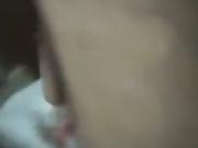 Hot dark hair chicks sucks and rides her bf on the bed