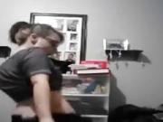 White girl dancing