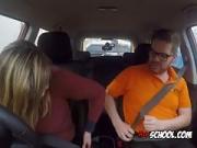 Fair Skank Madison Stuart Blows Driving Instructor