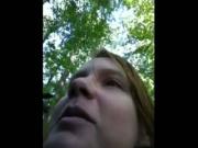 teenie Has Sex In The Forest After blonde pussy