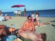 WTF Nudist Couple Doesnt Give A Shit Oral Sex At The Beach