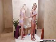 Hot Chicks Rubbing And Licking Twat After Yoga