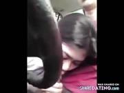 Filipina Skips College to Lick Some Dick