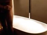 Rammed my appealing and hot slut over the sexy tub