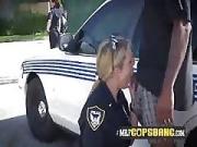 Obnoxious Criminal Gets His Schlong Sucked