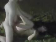 amateur anal copulates ally after fourth of july deep fuck in backyard