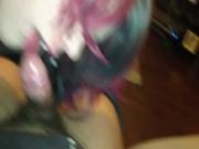 Emo teenie Sucks Cock But She Wont Fuck Without Condom