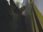Dude Captures A Friend Fucking His Ebony GF Doggystyle In An Underground Parking Lot