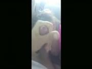 Nerdy Girl With Glasses Sucks Off A Guy In His Car And Swallows