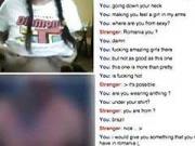 Pigtailed romanian girl has cybersex with a stranger on omegle