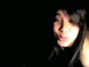 Cute korean American teenie Masturbates Closeup With A Green Vibrator