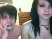 Emo American Couple Makes-Out And Has Oral Sex