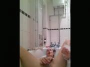 Using My Daughters Cam I Moan Fuck Me Good Baby In The Bathtub