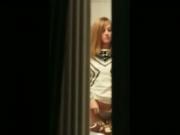 I Captured My Stepbrother039s girlfriend Getting Dressed In The Bathroom