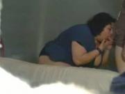 A Dude And Some chubby Chick Have Sex In A Dirty Motel