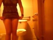 beach sex tapes many partygirls taking a piss in a club toilet