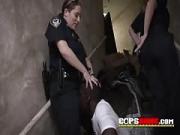 Wild Lezzie Cops Using a Black Suspect
