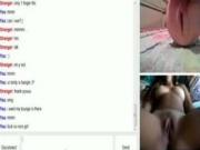 Lesbian Girl Has Cybersex With A Dude And His Fleshlight