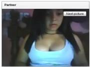 Cute teeny is showing boobs on chatroulette