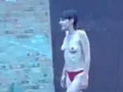 Russian Girl Wins A Bet By Walking Around Naked In Public