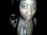 Hot Ebony Girl Eagerly Awaits Her BFs Cum In Her Mouth