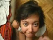 Spanish first time blowjob Cant Wait To Feel Her BFs Sperm On Her Face