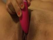 chinese American teeny Plays With A Vibrator
