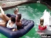 Hot Babes Get Plowed in The Fountain