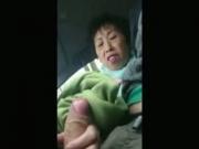 Foreign chinese Immigrant Girl Jerks Me Off In My Car