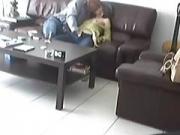 slutty matures couple amature wife 69 sofa sextape