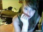 A teen girl Masturbates