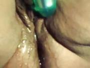 Messy vagina black squirt