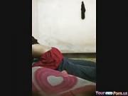 Indian Guy Sneakily Tapes Himself Fucking His GF On The Floor