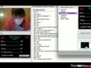 20yo Nerdy Girl With Glasses Plays A Sex Game On Chat Roulette