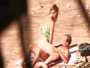 beach spy video my mother in law with BF