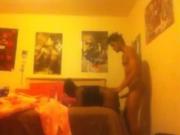 Nerdy ebony chick natural hairy pussy Gets Laid For The First Time