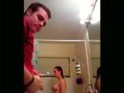 Dude Captures His GF Dancing And Rapping In The Shower