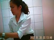 Hidden cam in thai office toilet 2