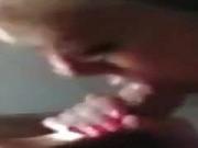 Golden-Haired gf gives great had and swallows
