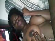 Curvy ebony girl real homemade sex