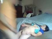 chinese wife Gets Eaten Out Fucked And Creampied By Her White Husband
