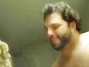 Verbal abuse butt fucking in kitchen