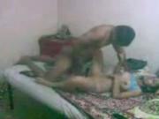 Cute Nerdy Glassed Indian teen Makes A Sextape