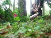 Streetgirl Fucks A Guy In The Forest