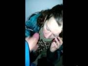 LOL Russian Slut Sucks My Dick With Her Husband On The Phone