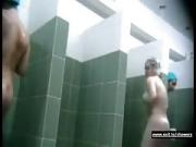 Many Moms Filmed in a Public Shower Room