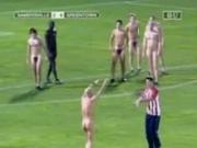 Funny Naked Soccer Commercial With A Clothed Streaker