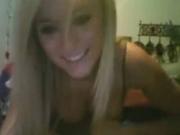 Cute blond teeny With Amazing Body Rubs One Off On Her Bed