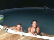 2 Rich ssbbw teen Snobs Go Skinny Dipping In The Pool