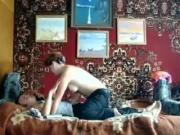 Russian teenie Lets Her BF Enjoy Her Oral Talent